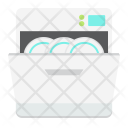 پیش‌نمایش فایل dishwasher-6 از پک لوازم خانگی، آیکن‌های تخت