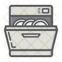 پیش‌نمایش فایل dishwasher-7 از پک لوازم خانگی، دورخط پُر