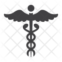 پیش‌نمایش فایل caduceus-13 از پک پزشکی و درمان، آیکن‌های گلیف