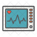پیش‌نمایش فایل ecg-93 از پک پزشکی و درمان، آیکن‌های دورخط پُر