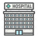 پیش‌نمایش فایل hospital-431 از پک پزشکی و درمان، آیکن‌های دورخط پُر