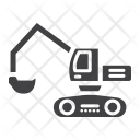 پیش‌نمایش فایل excavator-42 از پک حمل‌ونقل، آیکن‌های گلیف