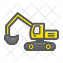 پیش‌نمایش فایل excavator-44 از پک حمل‌ونقل، دورخط پُر