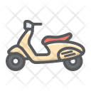 پیش‌نمایش فایل scooter-70 از پک حمل‌ونقل، دورخط پُر