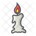 پیش‌نمایش فایل candle-386 از پک هالووین، آیکن‌های دورخط پُر