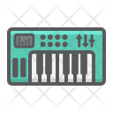 پیش‌نمایش فایل analog-synthesizer از پک سازها موسیقی، آیکن‌های دورخط پُر