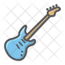 پیش‌نمایش فایل bass-guitar از پک سازها موسیقی، آیکن‌های دورخط پُر