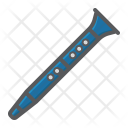 پیش‌نمایش فایل clarinet-5 از پک سازها موسیقی، آیکن‌های دورخط پُر