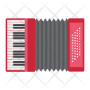 پیش‌نمایش فایل accordion-26 از پک سازها موسیقی، آیکن‌های تخت