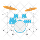 پیش‌نمایش فایل drum-kit-1 از پک سازها موسیقی، آیکن‌های تخت
