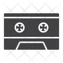 پیش‌نمایش فایل audio-cassette-4 از پک سازها موسیقی، آیکن‌های گلیف