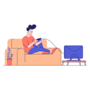 پیش‌نمایش فایل boy-plays-online-game-at-home-11855361 از پک گیمینگ