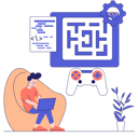پیش‌نمایش فایل game-developer-develops-new-game-11855348 از پک گیمینگ