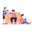 پیش‌نمایش فایل kids-playing-vr-games-11855347 از پک گیمینگ