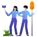 پیش‌نمایش فایل girl-and-man-take-photo-together-11888227 از پک روال روزانه