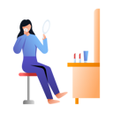 پیش‌نمایش فایل girl-doing-makeup-11888208 از پک روال روزانه