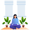 پیش‌نمایش فایل girl-doing-meditation-11888209 از پک روال روزانه