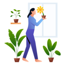 پیش‌نمایش فایل girl-smell-flowers-11888223 از پک روال روزانه