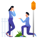پیش‌نمایش فایل man-asking-for-dating-to-woman-11888190 از پک روال روزانه