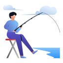 پیش‌نمایش فایل man-doing-fishing-11888199 از پک روال روزانه