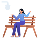 پیش‌نمایش فایل woman-sitting-in-garden-11888220 از پک روال روزانه