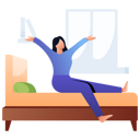 پیش‌نمایش فایل woman-waking-up-11888229 از پک روال روزانه