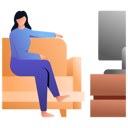 پیش‌نمایش فایل woman-watching-tv-11888234 از پک روال روزانه