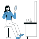 پیش‌نمایش فایل girl-doing-makeup-11888307 از پک روال روزانه