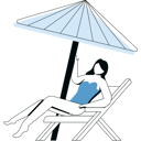پیش‌نمایش فایل girl-doing-sunbathe-11888325 از پک روال روزانه