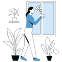 پیش‌نمایش فایل girl-smell-flowers-11888322 از پک روال روزانه