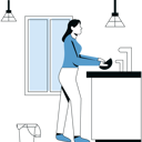 پیش‌نمایش فایل girl-washing-dishes-11888330 از پک روال روزانه