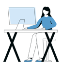 پیش‌نمایش فایل girl-working-on-computer-11888334 از پک روال روزانه