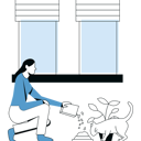 پیش‌نمایش فایل woman-feeding-cat-11888297 از پک روال روزانه
