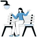 پیش‌نمایش فایل woman-sitting-in-garden-11888319 از پک روال روزانه