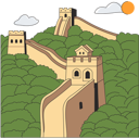 پیش‌نمایش فایل china-great-wall-of-china-11913042 از پک نشانه های کشورهای جهان