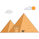 پیش‌نمایش فایل egypt-pyramids-of-giza-11913053 از پک نشانه های کشورهای جهان