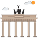 پیش‌نمایش فایل germany-brandenburg-gate-11913059 از پک نشانه های کشورهای جهان
