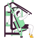 پیش‌نمایش فایل boy-doing-chest-workout-in-gym-11907221 از پک باشگاه