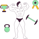 پیش‌نمایش فایل boy-showing-his-body-in-competition-11907219 از پک باشگاه