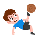 پیش‌نمایش فایل boy-playing-takraw-12079604 از پک فعالیت کودکان