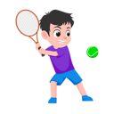 پیش‌نمایش فایل boy-playing-tennis-12079605 از پک فعالیت کودکان