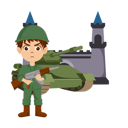 پیش‌نمایش فایل male-army-officer-12106485 از پک رویاهای کودک