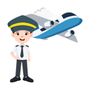 پیش‌نمایش فایل male-pilot-12106502 از پک رویاهای کودک