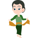 پیش‌نمایش فایل jawa-tengah-kebaya-jawa-12141274 از پک لباس سنتی