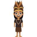 پیش‌نمایش فایل papua-barat-pakaian-adat-ewer-12141284 از پک لباس سنتی