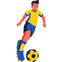 پیش‌نمایش فایل football-player-dribbling-ball-12202414 از پک شات های اکشن ورزشی