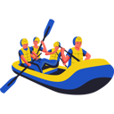 پیش‌نمایش فایل four-men-doing-white-water-rafting-12202431 از پک شات های اکشن ورزشی