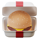 پیش‌نمایش فایل burger-package-10024208 از پک تحویل غذا