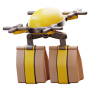 پیش‌نمایش فایل food-drone-delivery-10024197 از پک تحویل غذا