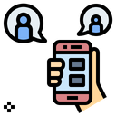 پیش‌نمایش فایل online-chatting-2476848 از پک جامعه بدون تماس